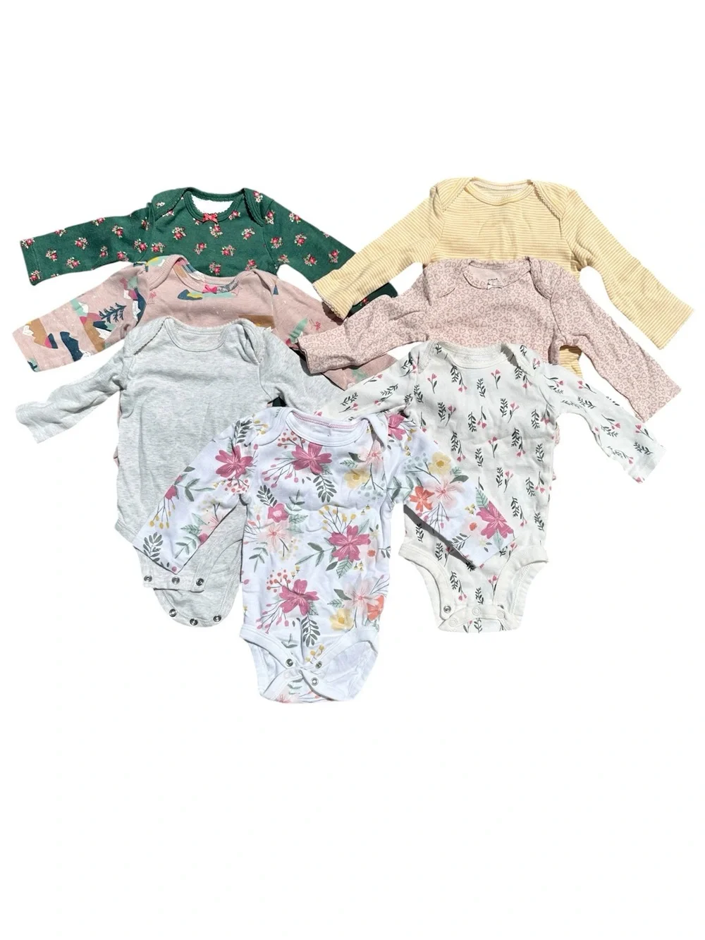 Carters/Cloud Island Long Sleeve Onesie Bodysuit Lot size 0-3 months